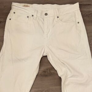 Levi's Premium 511 Classic White Denim Jeans